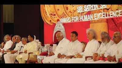 Sri sathya sai awards honour seve lives given over to service