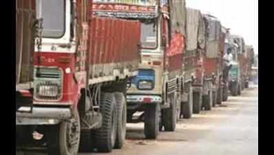 Residents block movement of trucks