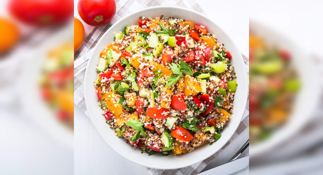 Tabbouleh Salad Recipe: How to Make Tabbouleh Salad Recipe | Homemade Tabbouleh Salad Recipe