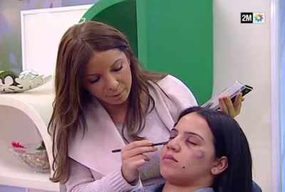 Covering it up: Moroccan TV show offers makeup tips to hide signs of domestic violence