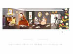 Google remembers "Little Women" Alcott with doodle