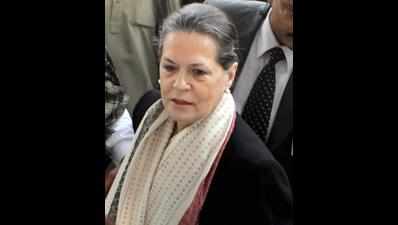 Sonia back in hospital with fever, stable