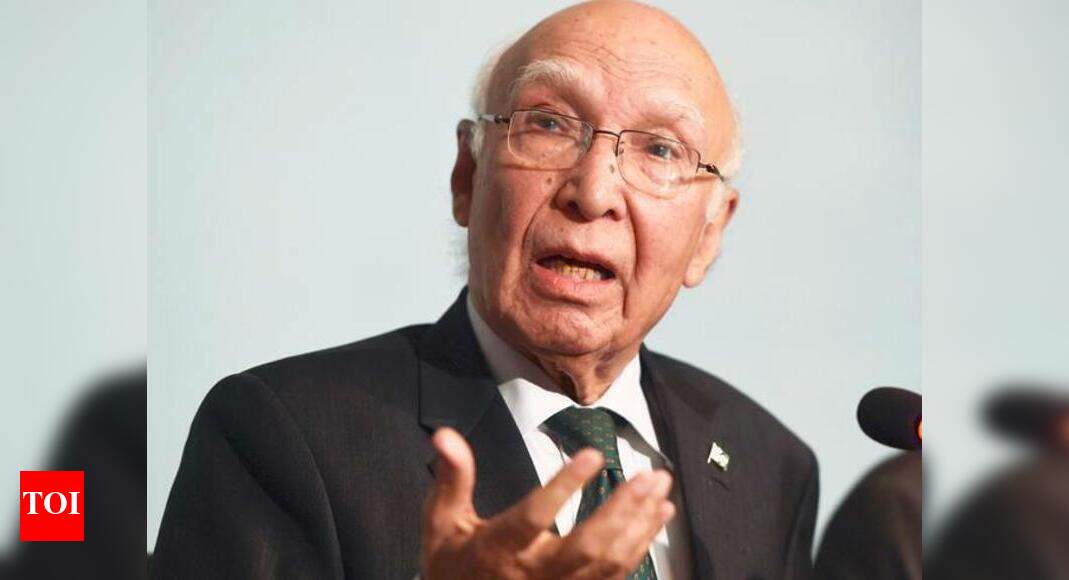Sartaz Aziz: Talks unlikely, India to focus on cross-border terror at ...
