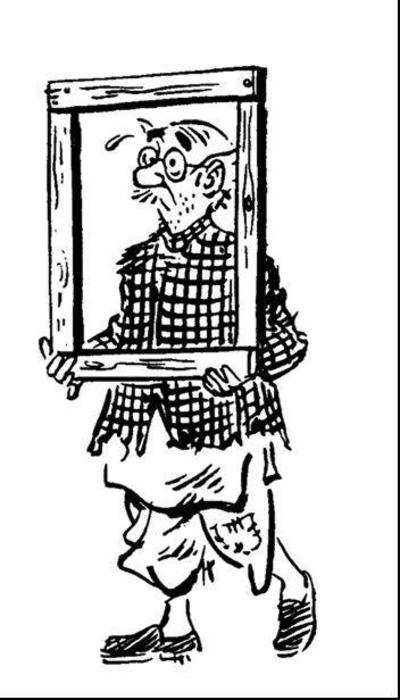 RK Laxman's Common Man statue installed at SP Office Chowk | Kolhapur News  - Times of India