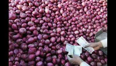 Robbers try to sell looted onion in cash crunch-hit market, nabbed
