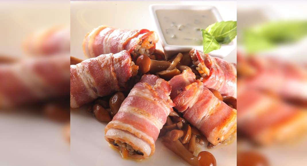 Bacon-wrapped Roasted Sausage Recipe: How to Make Bacon-wrapped Roasted ...