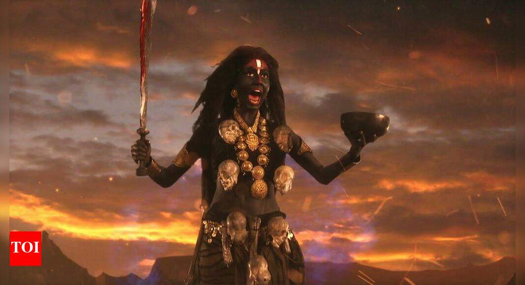 Parvati takes Bhadrakaali avatar to kill Rakthabeejaasura - Times of India