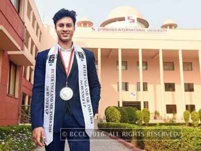 Mr. India 2016 1st runner up Viren Barman gets a rousing welcome in Noida