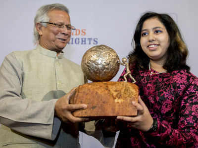 UAE-based Indian girl Kehkashan Basu wins International Children's Peace Prize