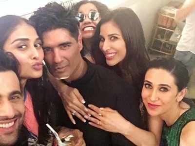 PICS: Manish Malhotra's 50th birthday cake weighed a whopping 50kgs