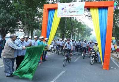 IOCIans participated in large number in Cyclothon
