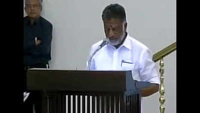 O Panneerselvam takes oath as next CM of Tamil Nadu