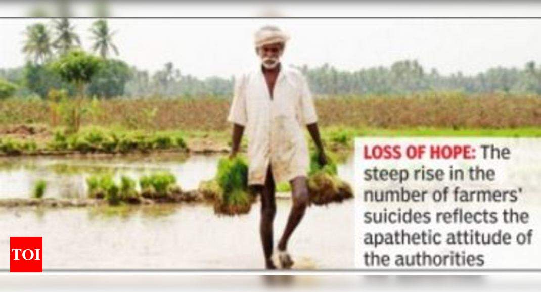 Survey On Farmers Suicides Hits Roadblock Bengaluru News Times Of India 9468