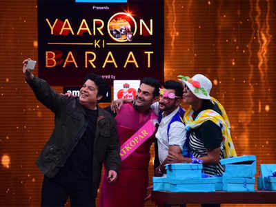 PICS: Arbaaz Khan, Sanjay Kapoor and Chunkey Pandey on Yaaron Ki Baraat