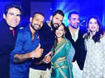 Cricketer at Yuvraj and Hazel's Sangeet ceremony