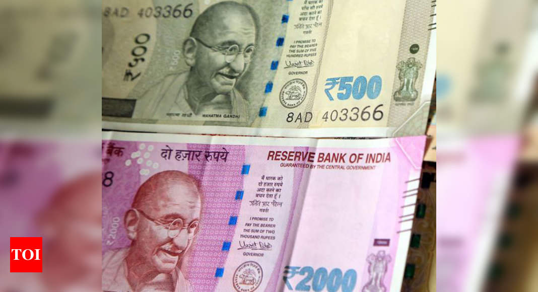 Rupee: Rupee hits 3-week high, jumps 27 paise to 67.63 - Times of India