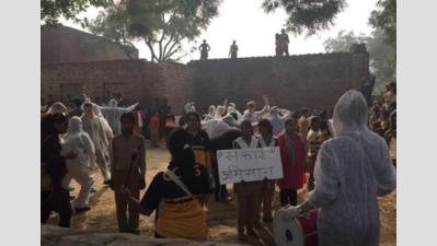 Mime play organised in Hathras for sanitation awareness