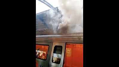Smoke detected in coach, Metro travels 2km