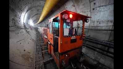 Metro's 1st underground line to be ready by April