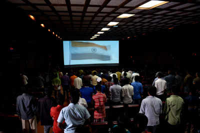 Cinema doors not to be bolted for national anthem: Supreme Court