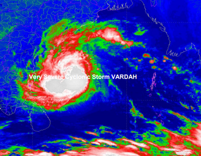 Cyclone Vardah likely to bring heavy rain to Chennai