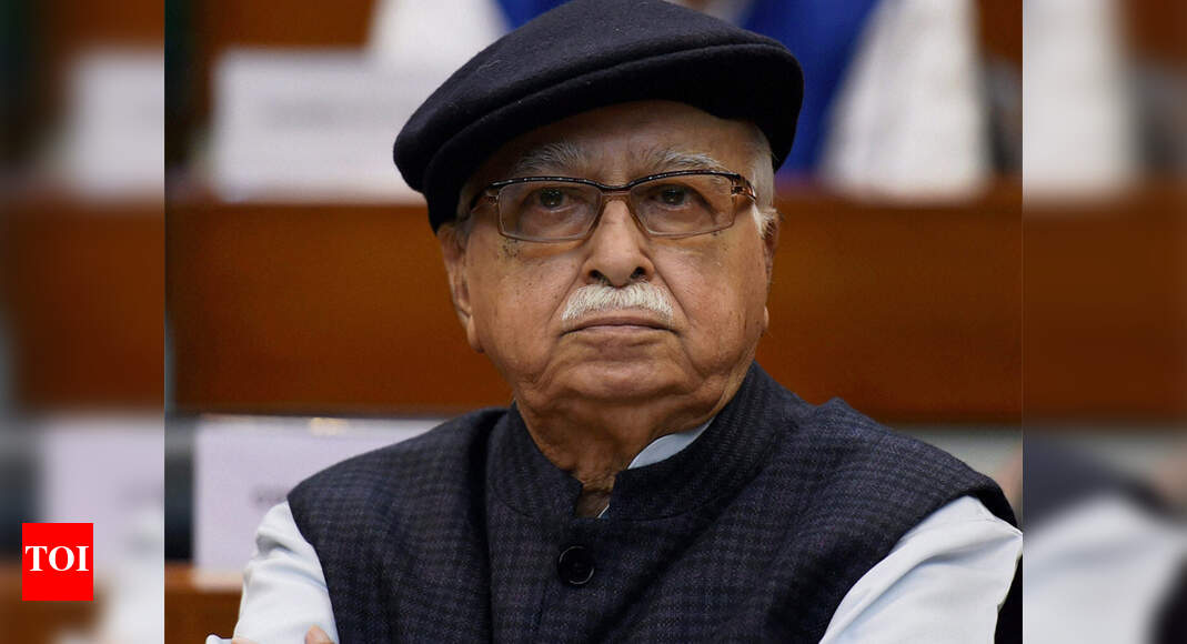 L K Advani: 'I feel like resigning', says exasperated Advani in Lok ...