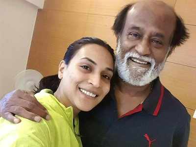 Father goes over-the-top in some films: Aishwarya Dhanush