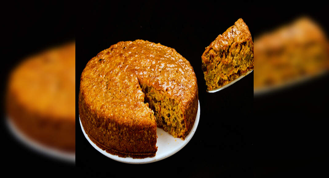 Orange and Pomegranate Cake Recipe: How to Make Orange and Pomegranate Cake Recipe | Homemade Orange