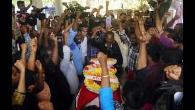 Body of slain Maoist leader Ajitha buried