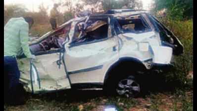 Four youths killed as SUV veers off ORR, rolls over