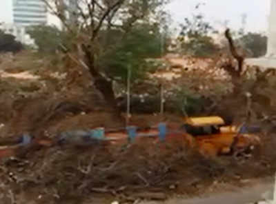 Corporation dumps cyclone debris in playground