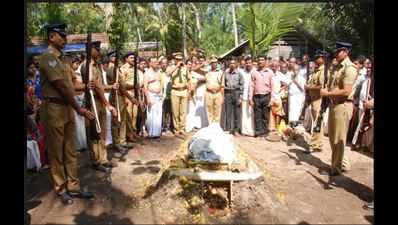 Actor Jagannatha Varma cremated as hundreds bid adieu in Kerala's Cherthala