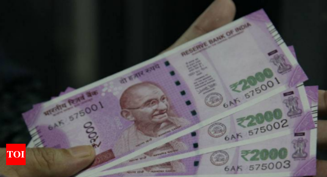 Rupee: Rupee inches up 9 paise in early trade - Times of India