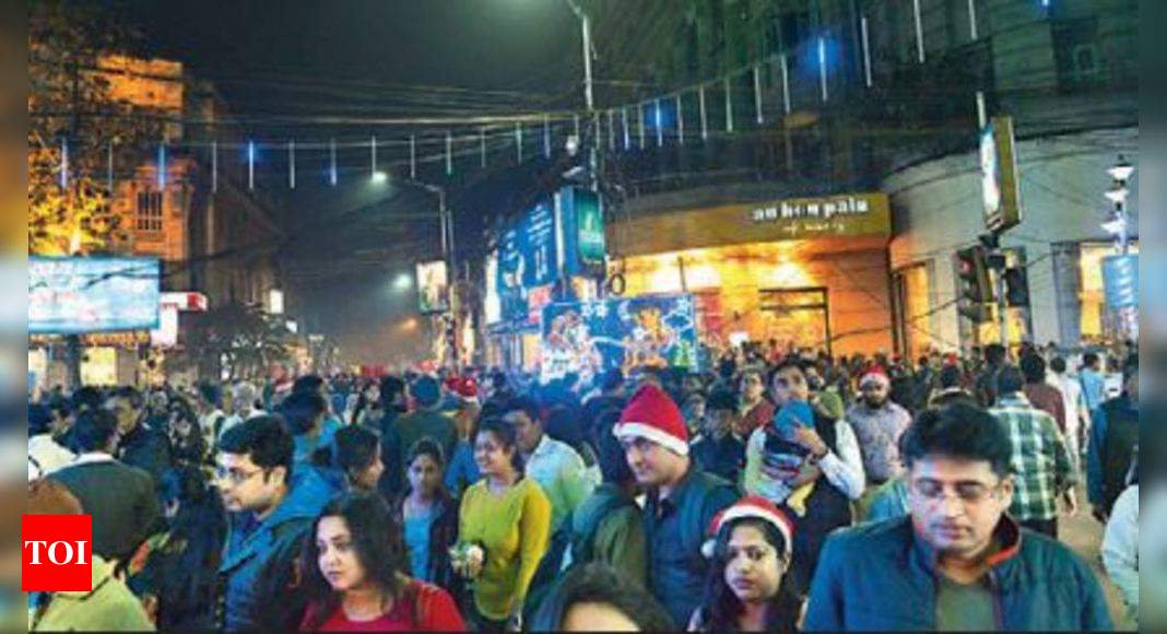 All roads lead to Park Street on Christmas eve Kolkata News Times