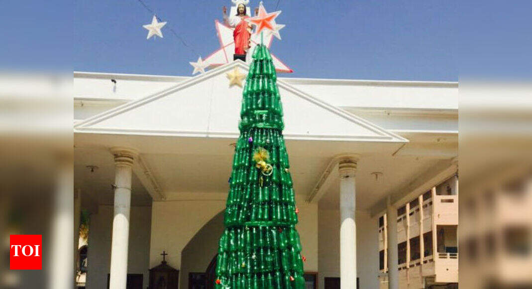 Christmas decorations gets a touch of green  Coimbatore News  Times
