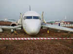 Jet Airways plane skids off Goa runway, 12 hurt