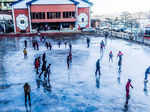 Ice skating begins in Asia's oldest rink