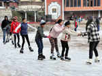 Ice skating begins in Asia's oldest rink