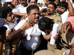 Angry AIADMK cardres assault Sasikala's husband & lawyers