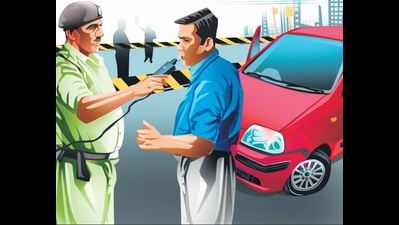 Traffic cops on toes to check drunk driving on New Year