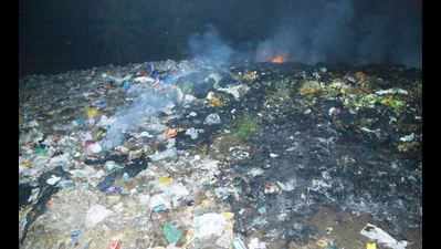 Minor fire breaks out at Vellalore dump yard, doused