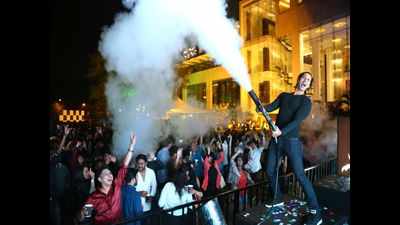 Crowds pack Bengaluru for New Year Eve’s bash