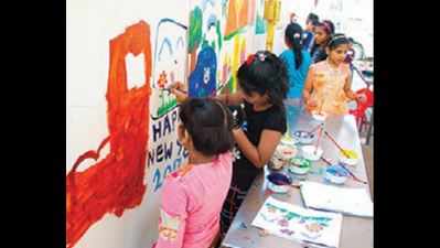 Chennai: Artists and children exhibit their verve at Rail Museum
