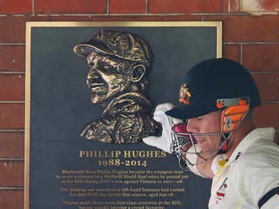 Every time I score runs in Sydney, it's always for Phil Hughes: David Warner