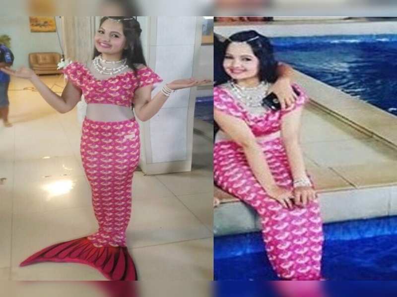 Gia Manek turns into the cutest mermaid ever