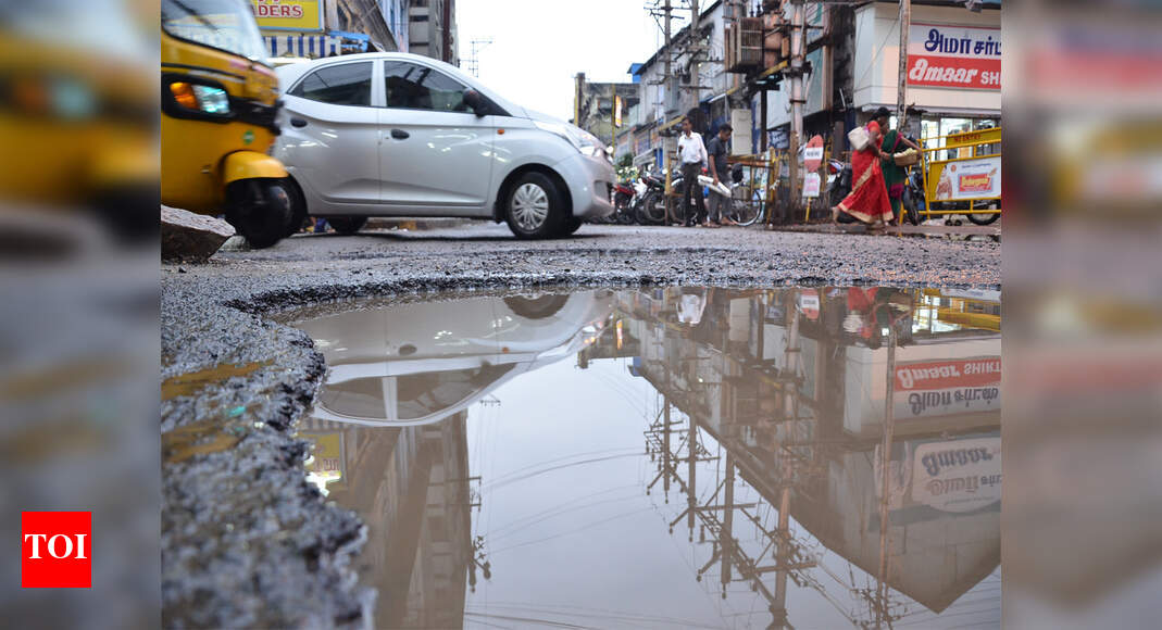 Potholes to be thing of past as Old City gets first plastic road Hyderabad News Times of India