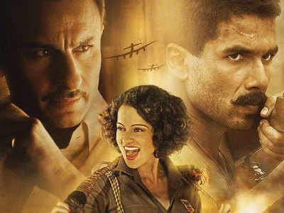 Rangoon trailer: Shahid Kapoor and Saif Ali Khan battle for Kangana Ranaut's heart