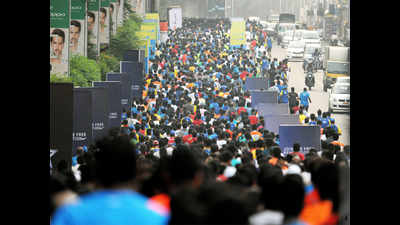 Rajkot Municipal Corporation cyclothon in run-up to full marathon
