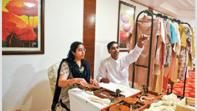 Khadi weavers display their wares in Chennai