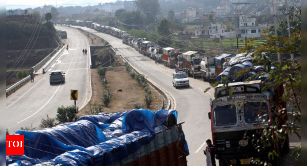 SrinagarJammu highway reopens after three days India News Times of